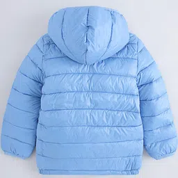 Hopscotch Girls Blue Polyester Solid Jackets-image-29