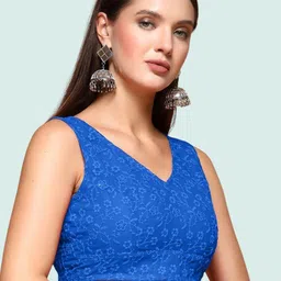 Moda Rapido Woven Design Saree Blouse image 4