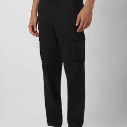 Van Heusen Flex Men Mid-Rise Casual Cargo Trousers image 5