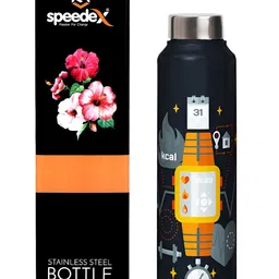 Speedex Multicoloured & Multicoloured Single Stainless Steel Printed Single Wall Vacuum Water Bottle-picture-28