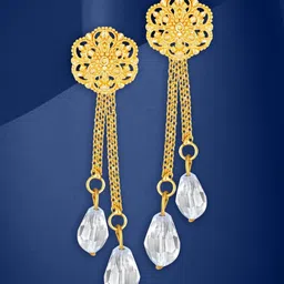 VIVASTRI Women Gold-Plated Alloy Earrings-picture-17