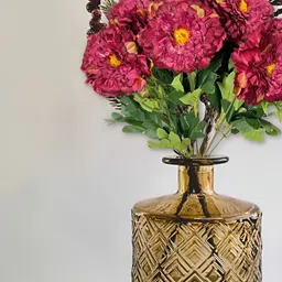 ARTSY Maroon 1 Pieces Hydrangea Artificial Flower image 5