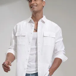 HIGHLANDER Men Comfort Opaque Casual Shirt image 2