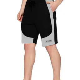 Crisper Men Pack Of 2 Colourblocked Mid-Rise Regular Fit Cotton Shorts-picture-30