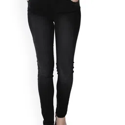 MINI KLUB Women Skinny Fit Heavy Fade Mid-Rise Jeans-image-91