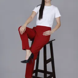 JAIPUR ETHNIC Women Comfort Pleated Trousers image 5