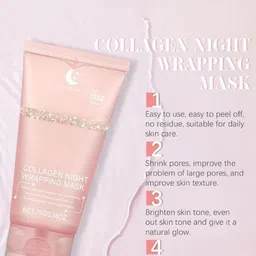 lorshel Collagen Night Peel Off Mask With Brush - 75 g image 3