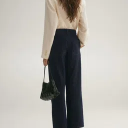 MANGO Women Wide Leg High-Rise Jeans image 2