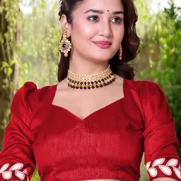 jayant creation Embroidered Pure Georgette Designer Saree image 2