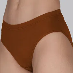 AMUL COMFY Women Pack Of 7 Assorted Mid Rise Bikini Briefs image 4