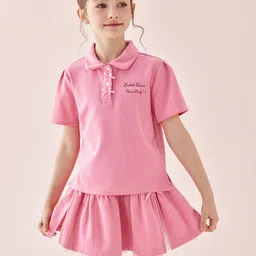 LULU & SKY Girls Printed T-shirt with Skirt-picture-58