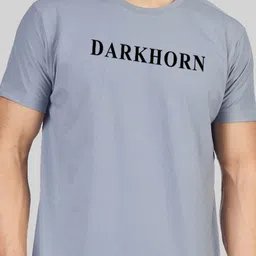 Greylongg Men Typography Printed Applique T-shirt image 5