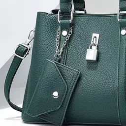 StyleCast Textured Crossbody Buckle Detail Handheld Bag With Pouch image 2