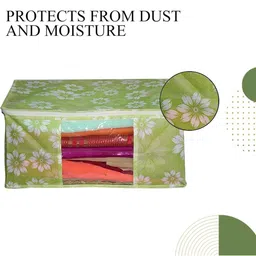 AMAK INC Green Fabric Multi-Utility Wardrobe Organisers image 3