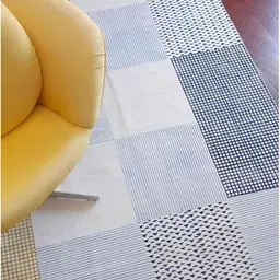 FREEDOM TREE Blue & Yellow Printed Pure Cotton Rug-picture-38