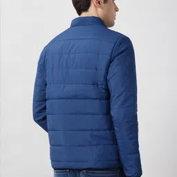 Peter England Casuals Geometric Open Front Jacket With Patchwork image 2