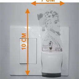 1ST TIME Red & Blue Acrylic Abstract Shaped Shaped Wall Lamp image 4