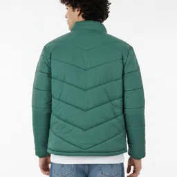 glitchez Mock Collar Puffer Jacket image 5