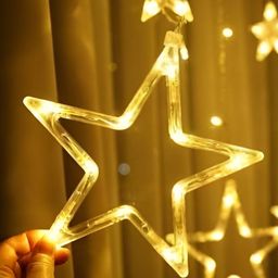 ENORMITY Yellow Star Shape String Lights-picture-9