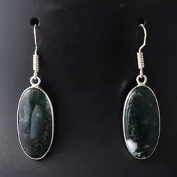 AAR Jewels Rhodium-Plated Alloy Agate Drop Earrings-picture-27