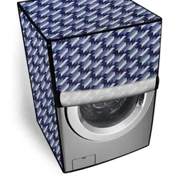 The Furnishing Tree Blue PVC Washing Machine Covers-picture-36