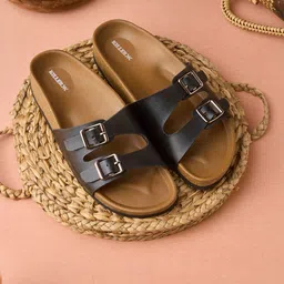 Killer Women Textured Buckle Comfort Sandals-picture-28