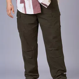 UNSIZED Men Plus Size Cargos Trousers-picture-38
