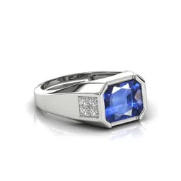 RRVGEM Unisex Blue Brass Finger Ring-picture-16