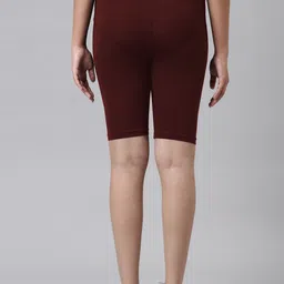 AMUL COMFY Girls Pack Of 3 Pure Cotton Cycling Shorts image 3