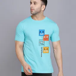 TEEFOX Graphic Printed Round Neck Short Sleeves Regular Fit Casual T-shirt-picture-15