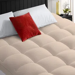 CHICERY Beige Cotton Water Resistant Mattress Protector-picture-12