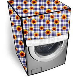 The Furnishing Tree Blue Printed Washing Machine Cover-picture-19