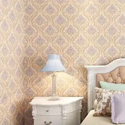 INDIAN ROYALS Beige & Blue PrintedSelf-Adhesive & Durable Wall Sticker image 3