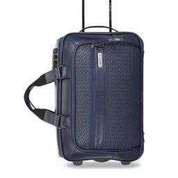 LAVIE SPORT Navy Blue Soft Sided Medium Trolley Duffle Bag-picture-20
