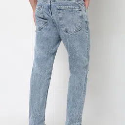 R&B Men Relaxed Fit Mid-Rise Slash Knee Jeans image 3