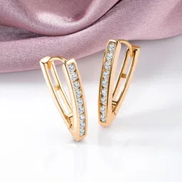 Peora Contemporary Hoop Earrings image 1