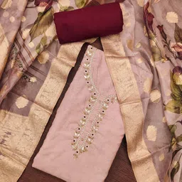 Ishin Printed Unstitched Dress Material-image-44