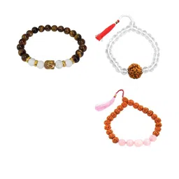 Divine souvenirs Unisex Artificial Beaded Elasticated Bracelet-picture-50