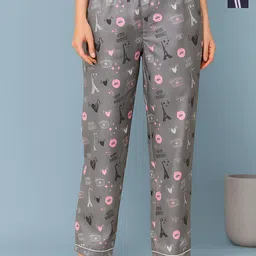 ETC Women Pack Of 2 Printed Mid-Rise Lounge Pants-image-61