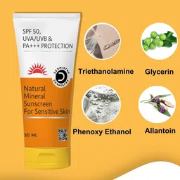 DERMISTRY Natural Mineral Water Based SPF50 Sunscreen-50ml image 3