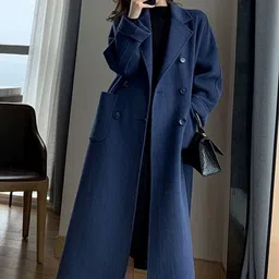 StyleCast Women Spread Collar Overcoat Coats-image-30