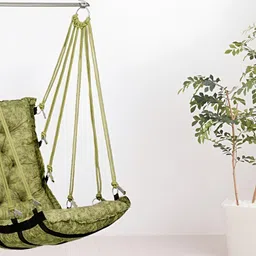 Swingzy Green Soft Hanging Hammock Swing-image-70