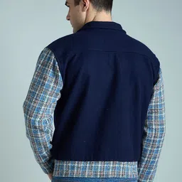 FUGAZEE Men Woollen Bomber Jacket image 4