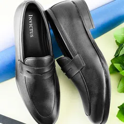 INVICTUS Men Textured Formal Loafer Shoes-image-31