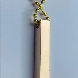 SHREE ADINATH CREATIONS Gold-Plated Geometric Pendants with Chains image 2