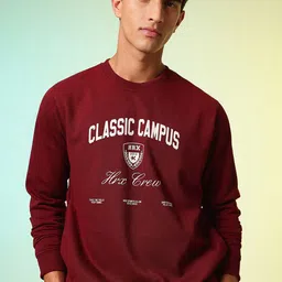 HRX by Hrithik Roshan Typography Printed Relaxed Fit Lifestyle Sweatshirt-image-71