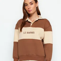 Trendyol Women Colourblocked Sweatshirt-picture-11