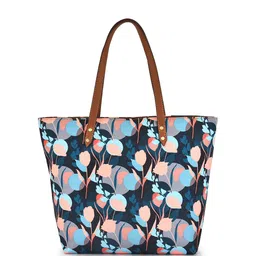 Lychee bags Printed Oversized Shopper Tote Bag with Tasselled image 1