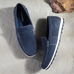 Overdrive Men Colourblocked Leather Slip-On Sneaker-picture-5