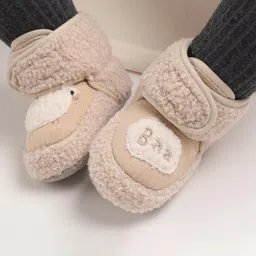 NESKA MODA Unisex Kids Cotton Booties image 3